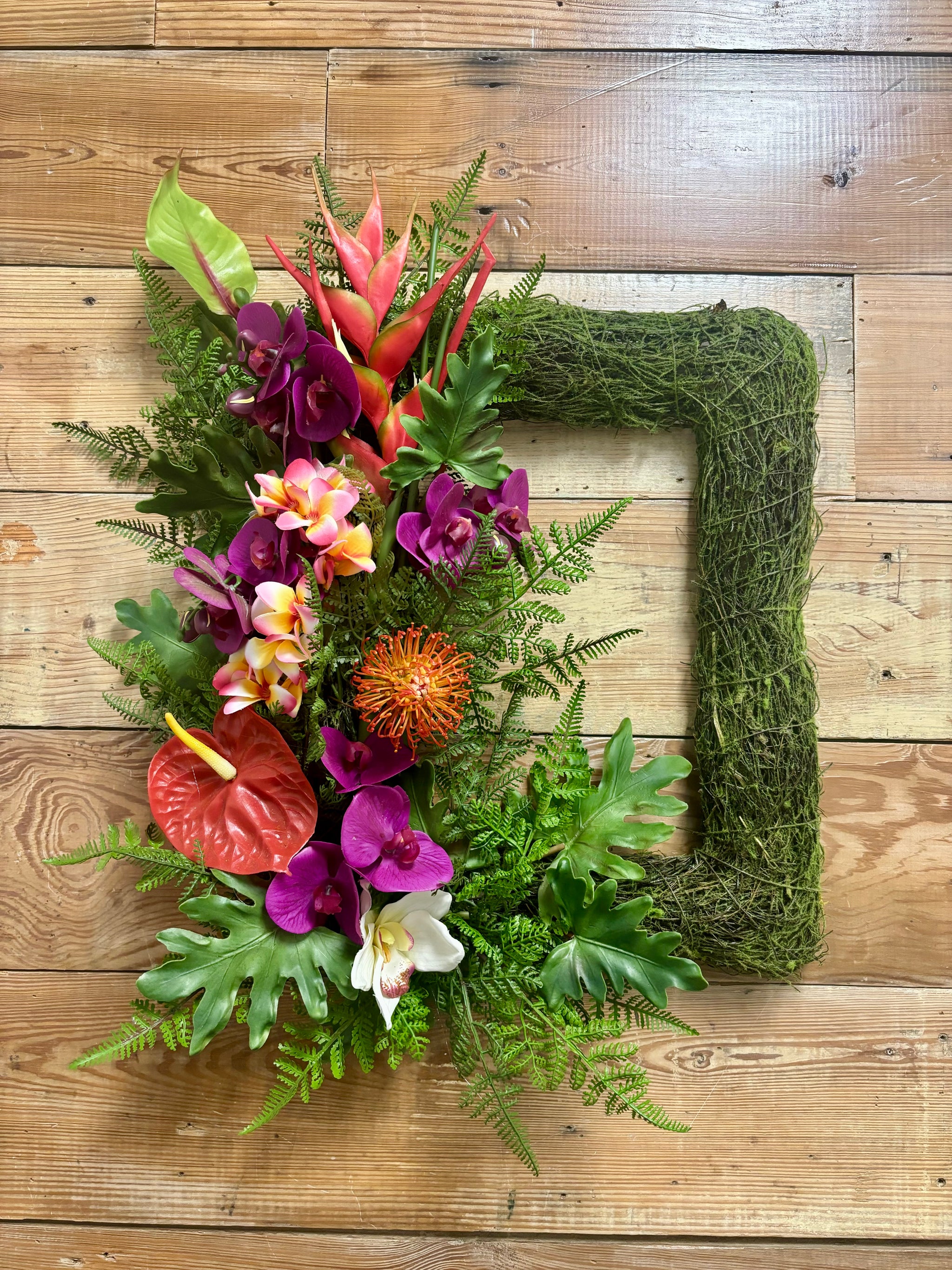 Exotic Mix Rectangular Wreath