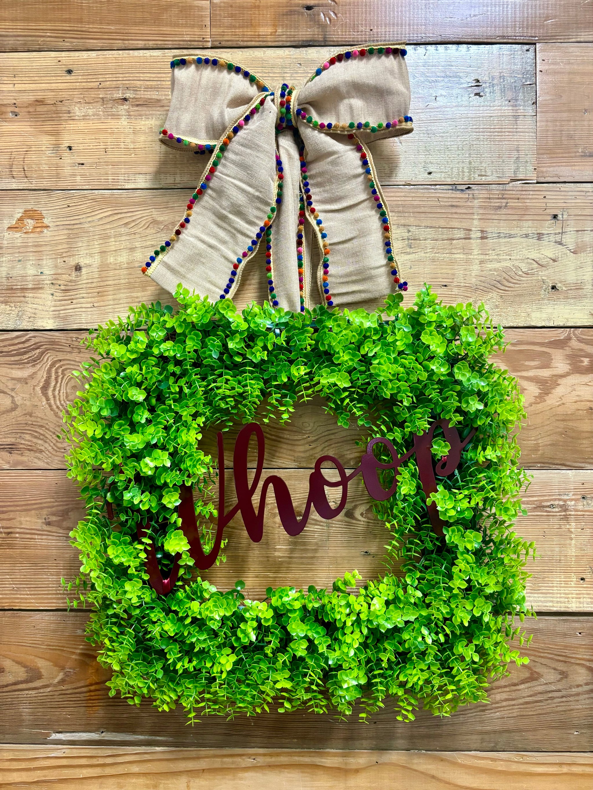 Texas A&M Aggie Whoop Wreath