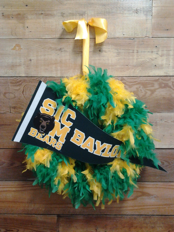 green bay packers wreath