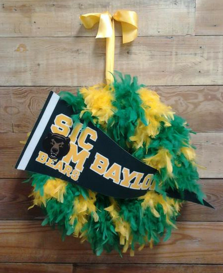 Baylor Wreath - Bonnie Harms Designs