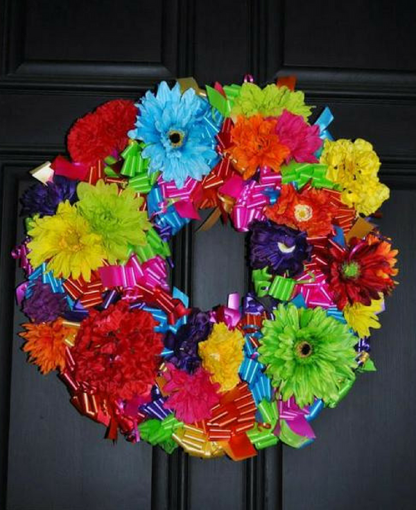 La Bonita Paper Flower Fiesta Wreath - Bonnie Harms Designs