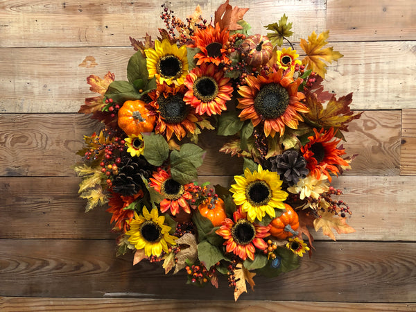 Fall shops wreath