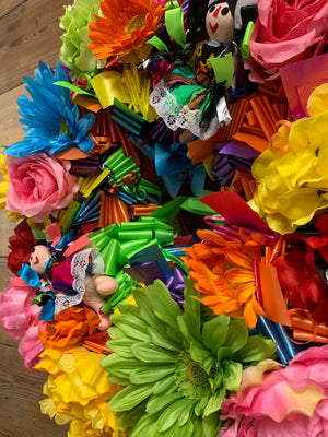 La Mona Bonita Fiesta Wreath - Bonnie Harms Designs