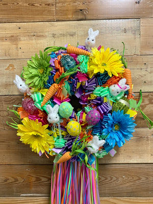 Easter Fiesta Wreath - Bonnie Harms Designs