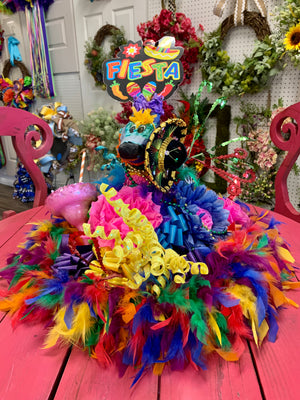 Fiesta Party Hat Sombrero - Table Topper Centerpiece - Bonnie Harms Designs