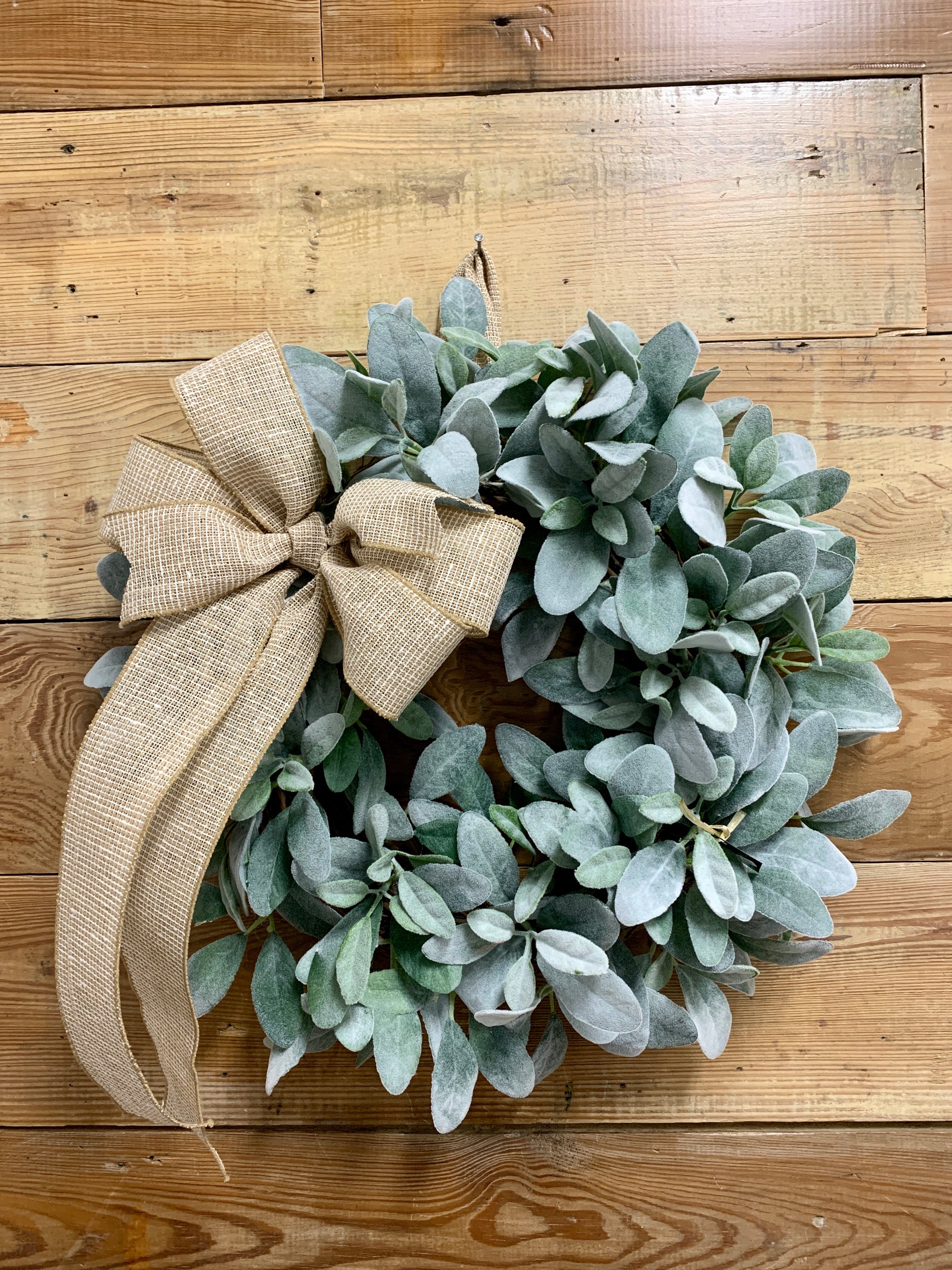 Lambs Ear Wreath - Lamb Ear - Bonnie Harms Designs