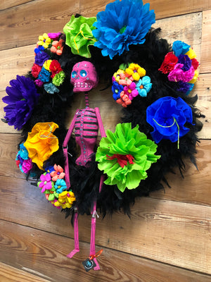 Day of the Dead Wreath - Mr. Bones