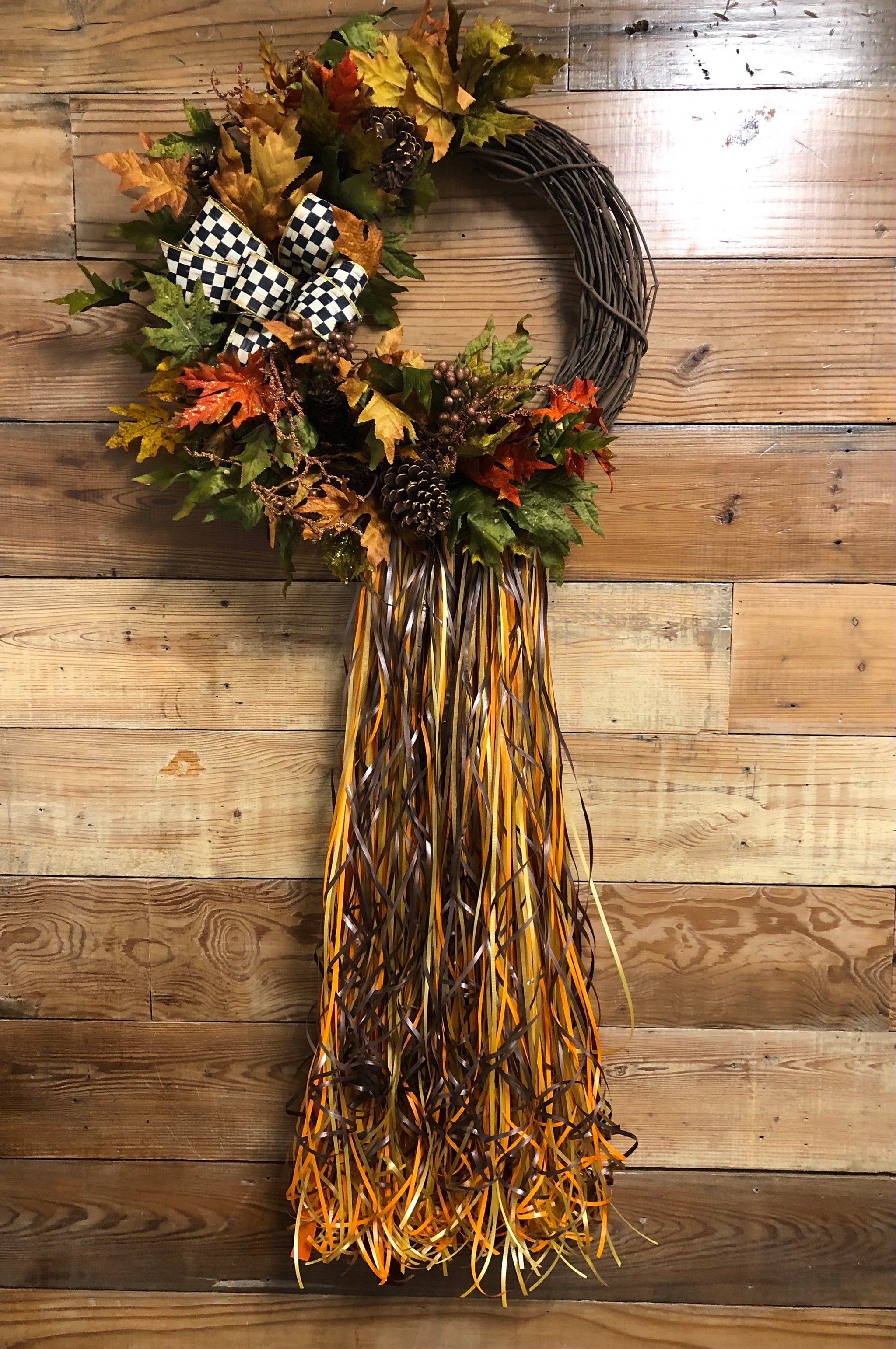 Leaves are Falling Wreath