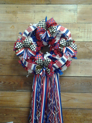 American Pride Wreath - Bonnie Harms Designs