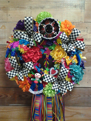 South Texas Fiesta Wreath - Bonnie Harms Designs
