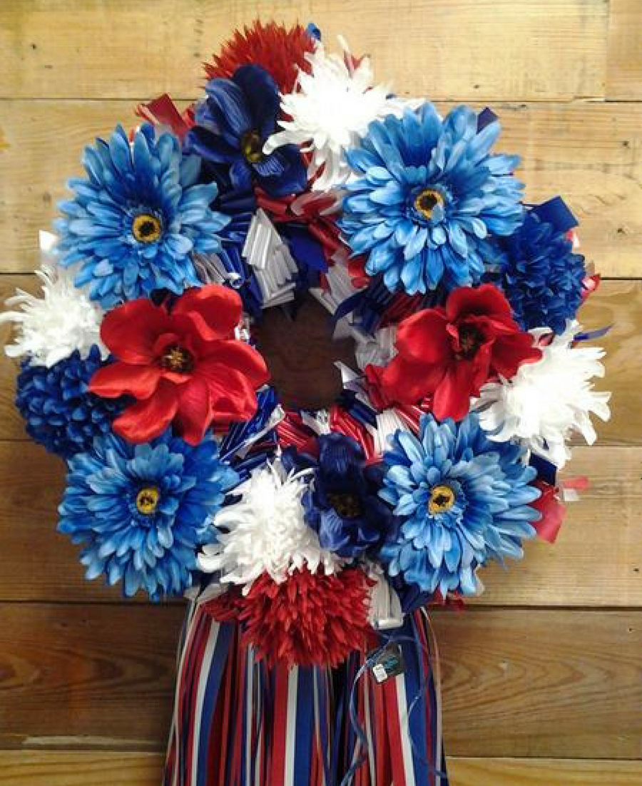 The Red, White & Blue Wreath - Bonnie Harms Designs