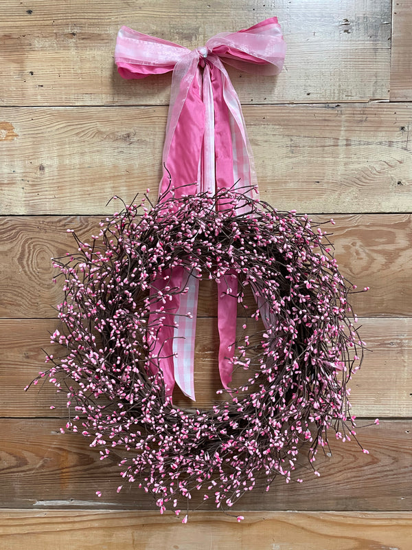 Baby Girl Burlap Wreath - Bonnie Harms Designs