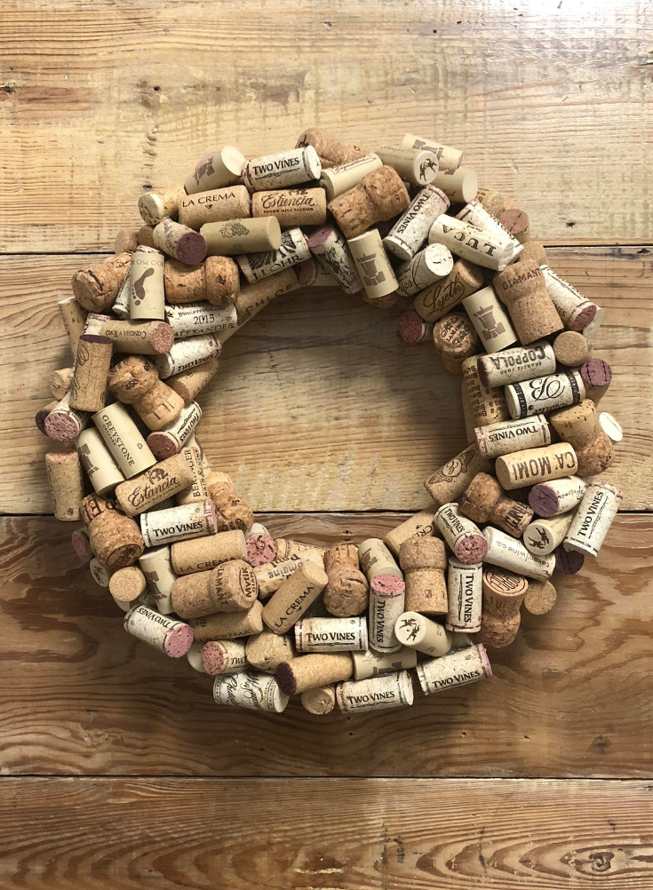 Cork Wreath - Bonnie Harms Designs