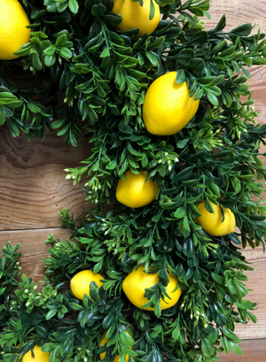 Lemon Wreath - Bonnie Harms Designs