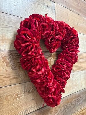 Hearts of Roses Wreath