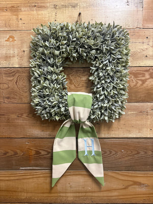 Sage Wreath with Sash