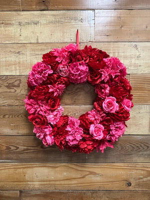 Valentine Rose Wreath