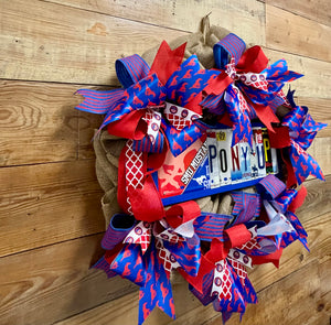 Southern Methodist University Wreath