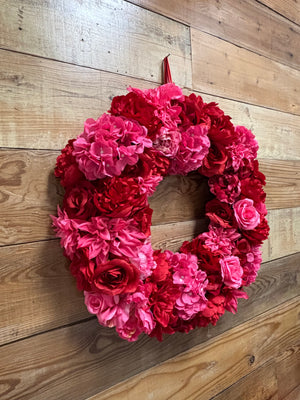 Valentine Rose Wreath