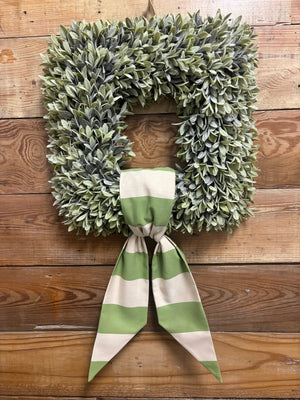 Sage Wreath with Sash