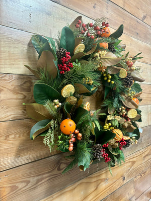 Fall Foliage Wreath