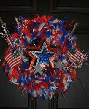 All American Wreath - Bonnie Harms Designs