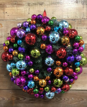 Christmas Ornament Wreath - Bonnie Harms Designs
