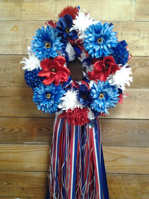 The Red, White & Blue Wreath - Bonnie Harms Designs
