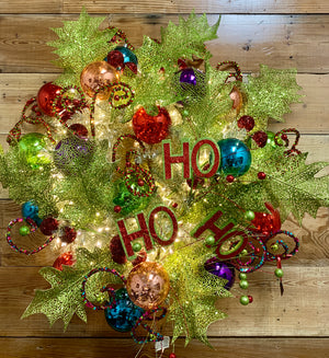 Ho Ho Ho Wreath - Bonnie Harms Designs