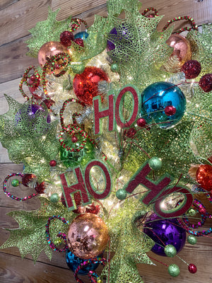 Ho Ho Ho Wreath - Bonnie Harms Designs