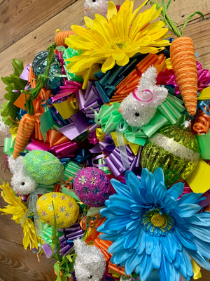 Easter Fiesta Wreath - Bonnie Harms Designs