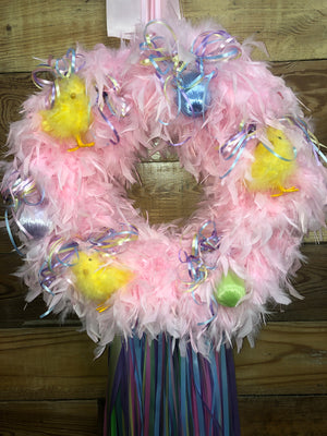 Easter "CHIC" Light Pink Wreath - Bonnie Harms Designs