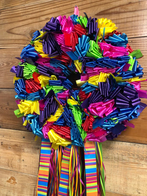 Fiesta Ribbon Wreath - Bonnie Harms Designs
