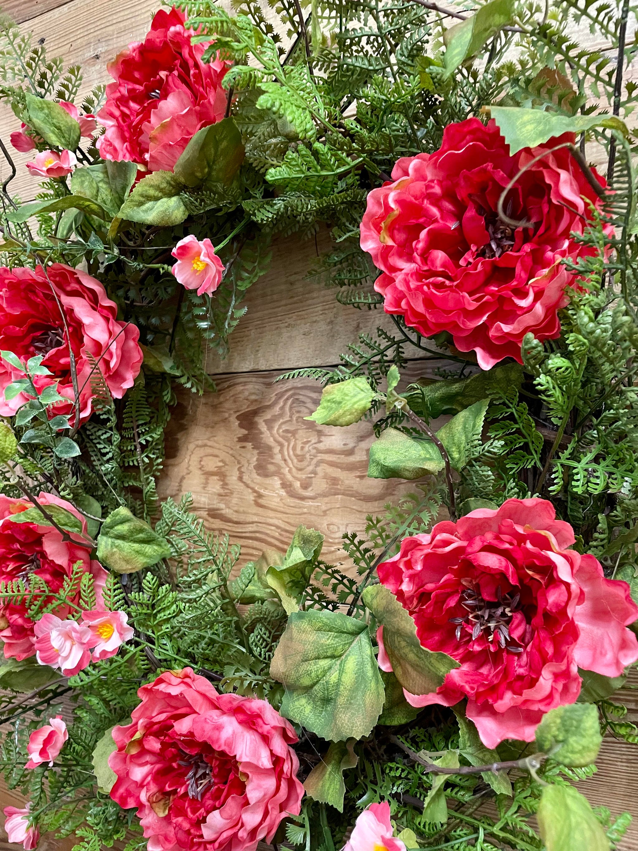 Valentine Wreath-Cupid's Heart  unique wreath - Bonnie Harms Designs