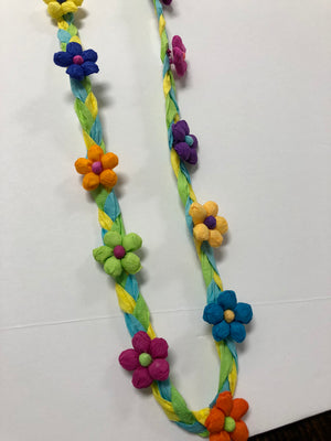 Fiesta Paper Flower Necklaces - Bonnie Harms Designs
