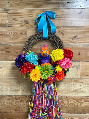 Sweet Caitlin Pinata Fiesta Wreath