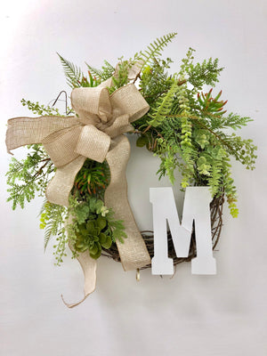Farmhouse Fern Wreath - Bonnie Harms Designs