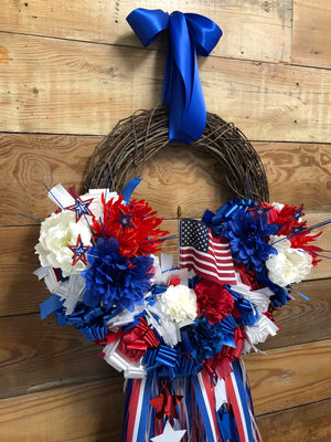 Fireworks on the 4th of July Wreath