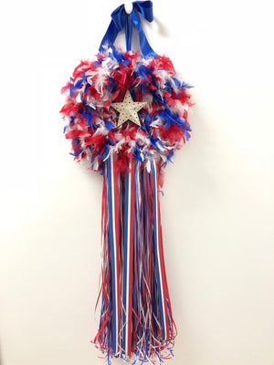 Patriotic Wreath - Bonnie Harms Designs