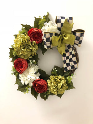 Fall in Florals Wreath - Bonnie Harms Designs