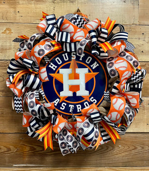 Houston Astros Wreath