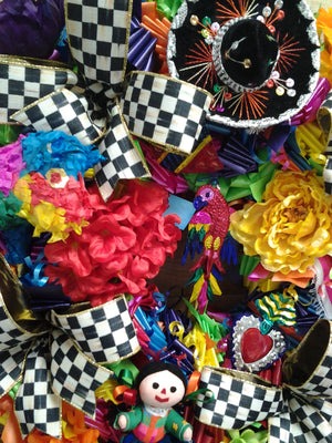 South Texas Fiesta Wreath - Bonnie Harms Designs