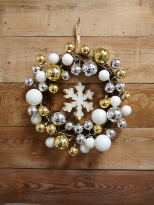 Snowflake Wreath - Bonnie Harms Designs