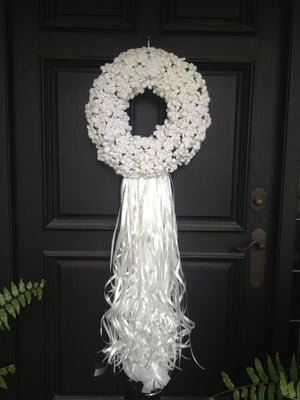 Wedding Teresita Paper Flower Wreath - Bonnie Harms Designs