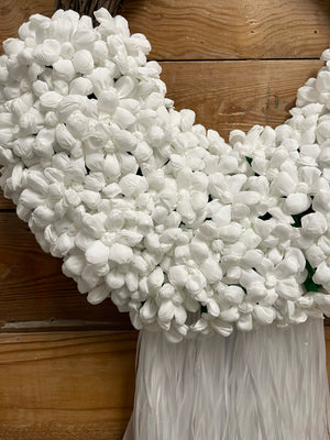Paper Flower "Wedding Terecita"Wreath